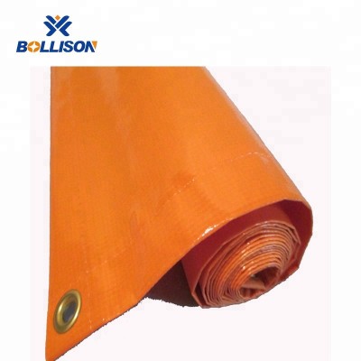 Custom 1000d 18oz Fire Retardant Pvc Tarpaulin,Heavy Duty 610gsm Reinforced Pvc Coated Polyester Fabric Tarpaulin