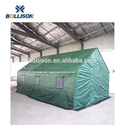 2-40Person Super Strong Waterproof Heavy Duty Canvas Tent,Green Color Canvas Army Tent Military Tent